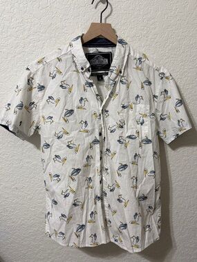 Five Points Pelican Print Button Up Shirt